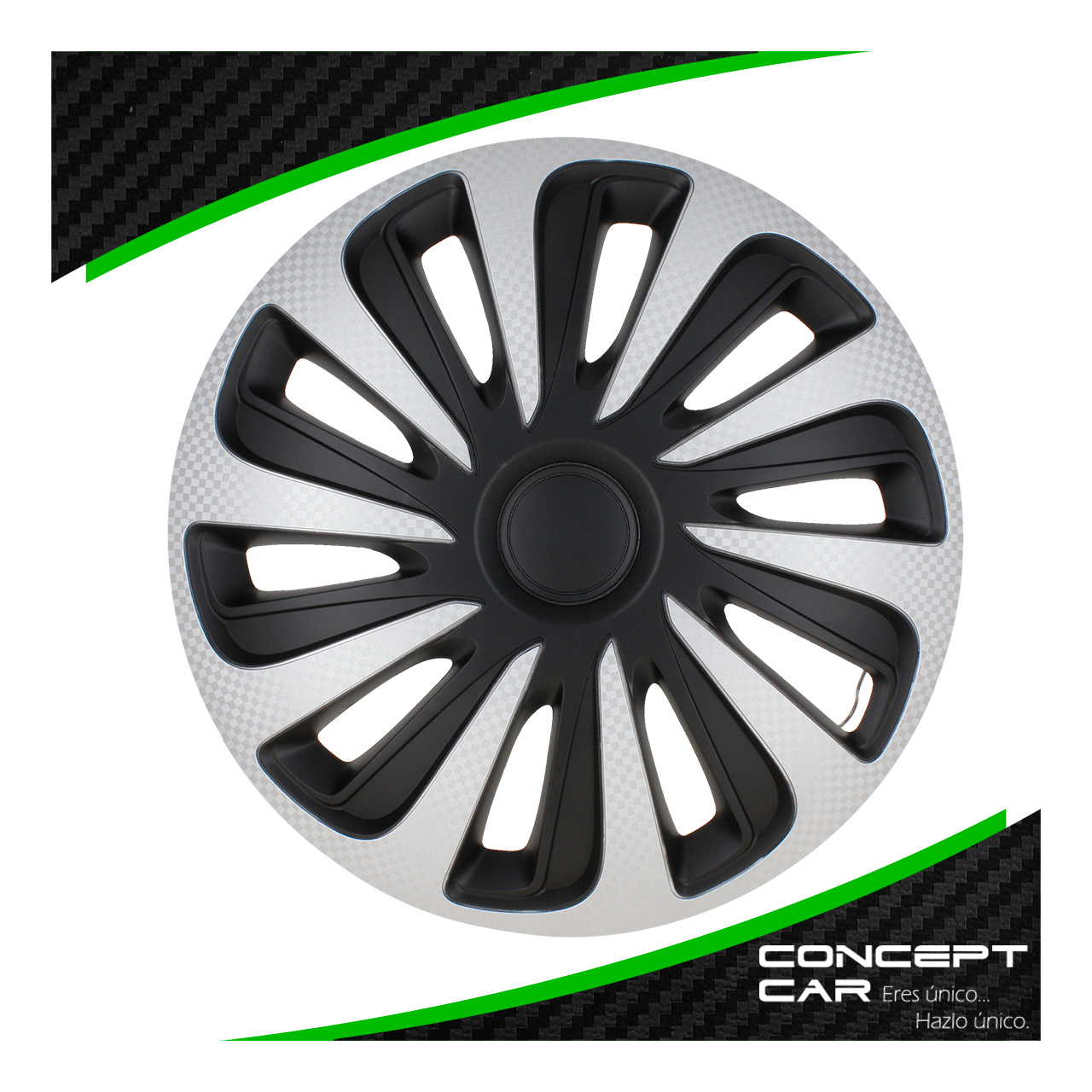 Juego 4 Tapones De Rin Calidad Premium Caliber Carbon Rin 14