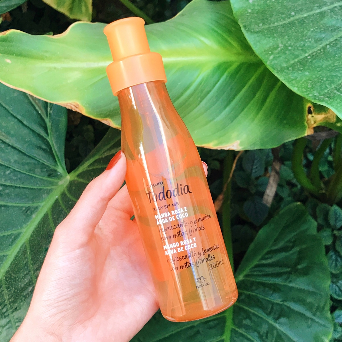 Body Splash Mango Rosa y Agua de Coco Tododia Natura 200 ml