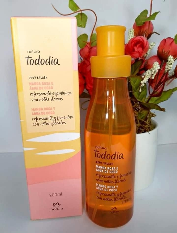 Body Splash Mango Rosa y Agua de Coco Tododia Natura 200 ml