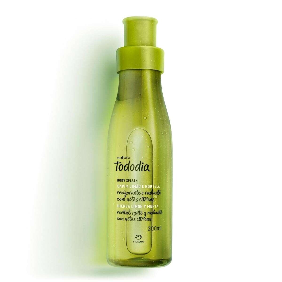 Body Splash Hierba Limón y Menta Tododia Natura 200 ml