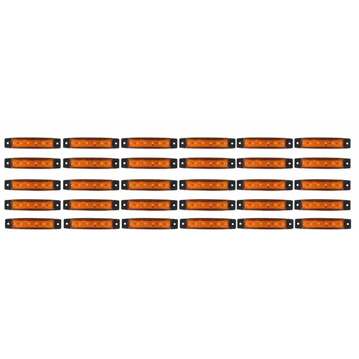 Set Luces Led Laterales De Ambar Para Camión Remolque, 10 Piezas