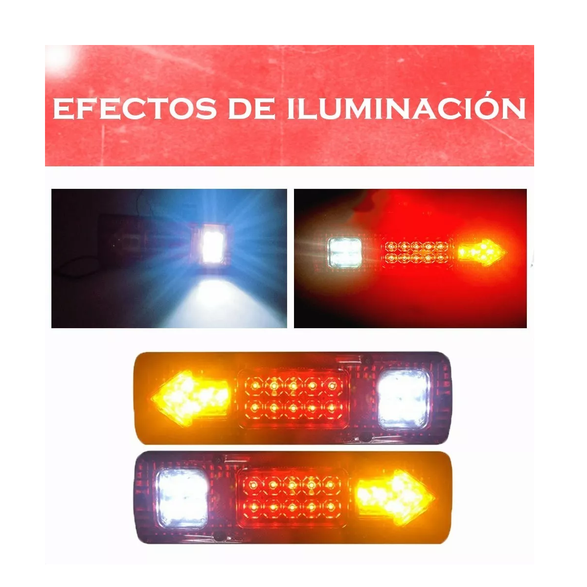 Set Luces Led Laterales De Ambar Para Camión Remolque, 10 Piezas