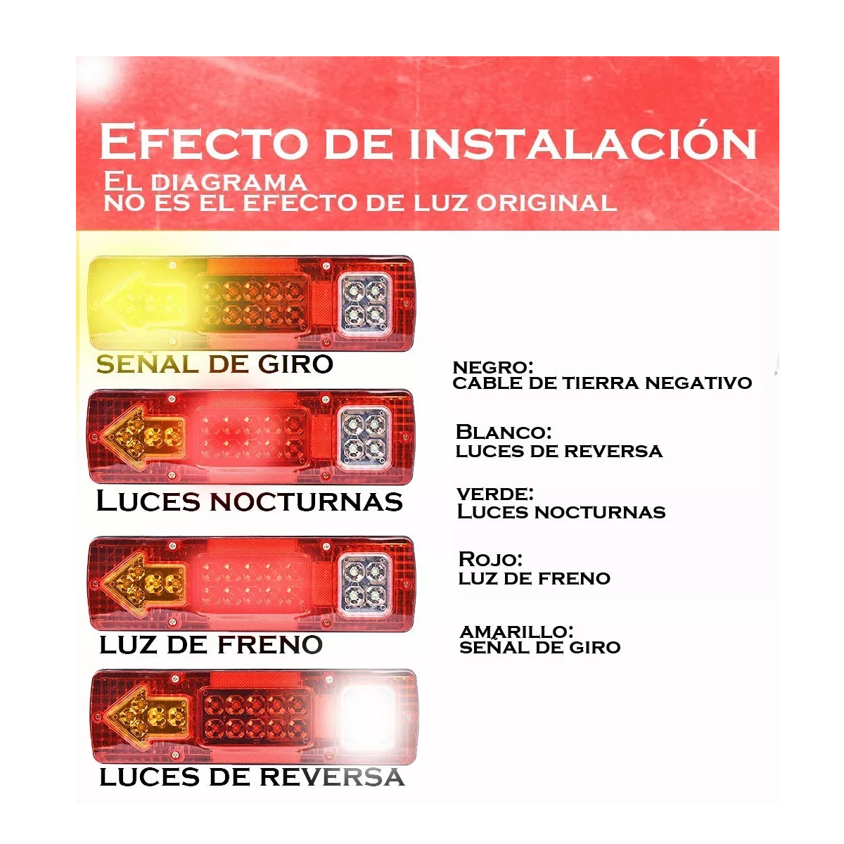 Set Luces Led Laterales De Ambar Para Camión Remolque, 10 Piezas
