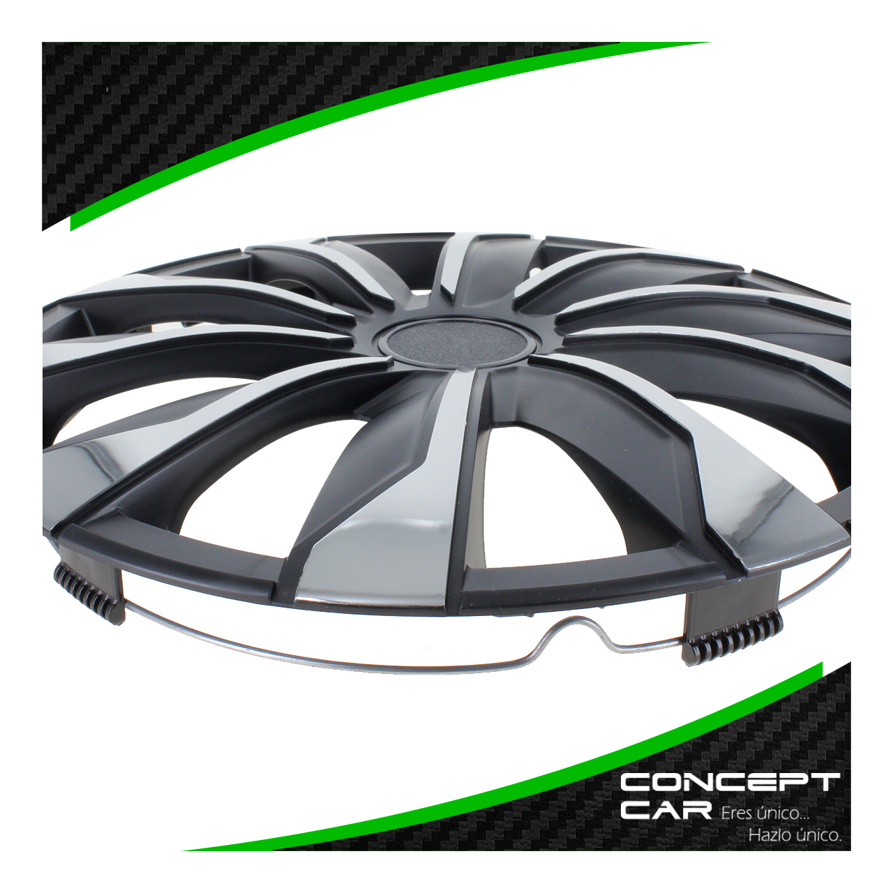 Juego 4 Tapones Rin Calidad Premium Cromo Typhoon Rin 15