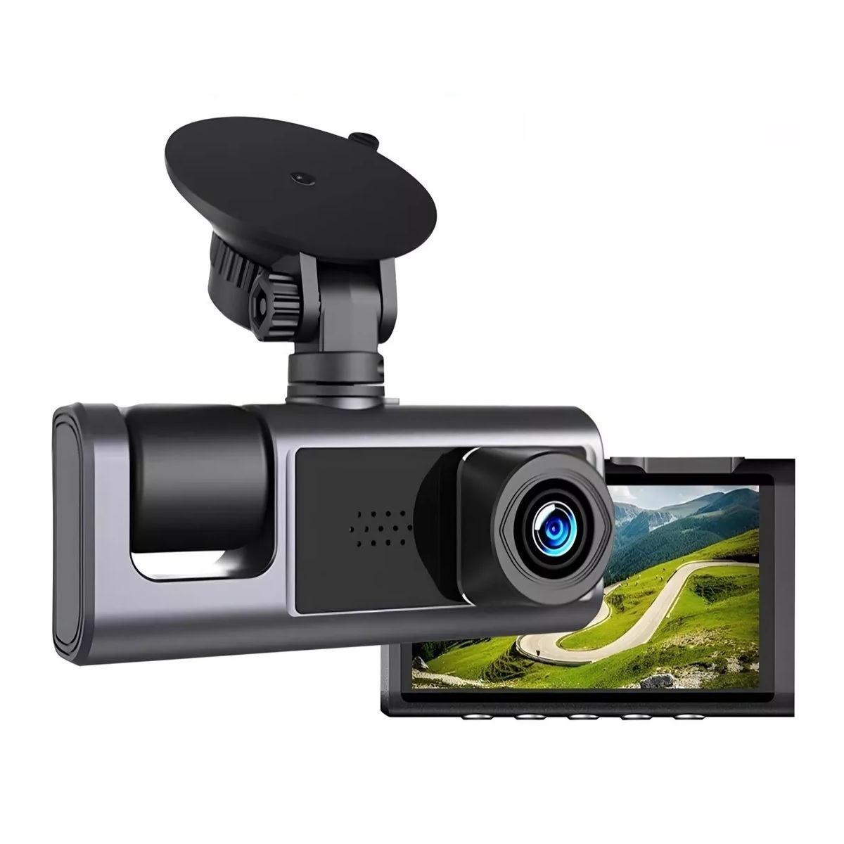 Cámara Para Automovil Accesorio Dashcamera Hd1080p 3pantalla