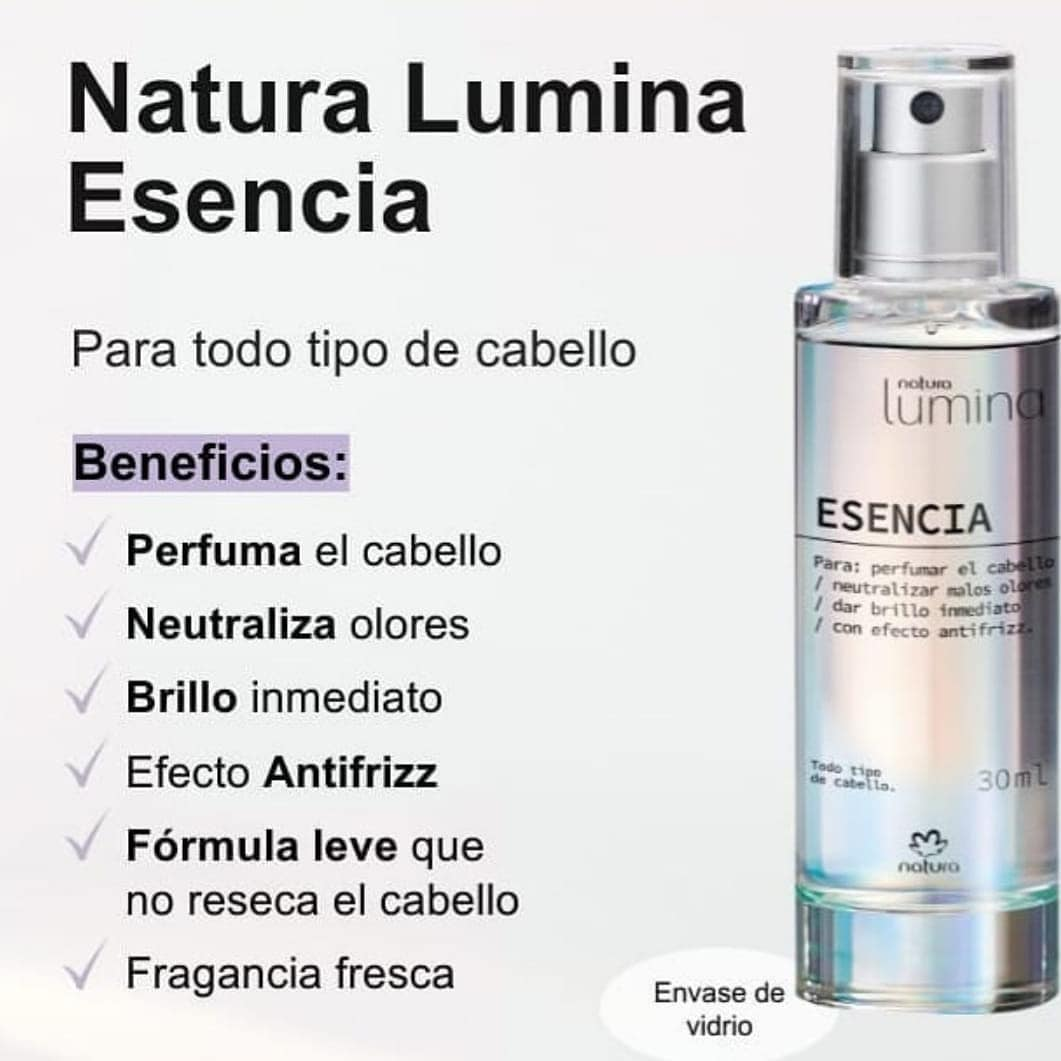 Perfume de Cabello Lumina Esencia Natura 30ml
