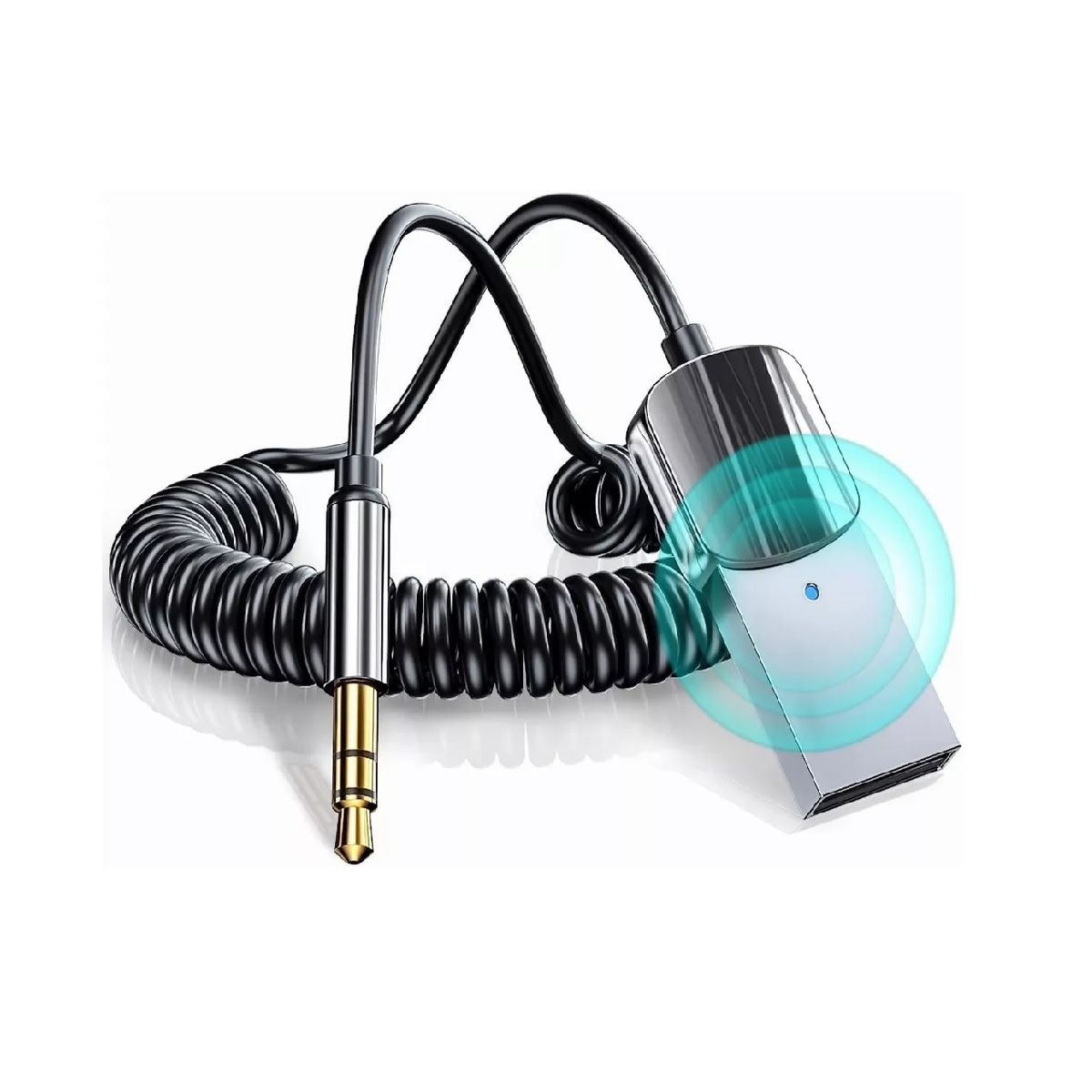 Receptor Auxiliar Bluetooth 5.1 Para Aux Coche Manos Libres