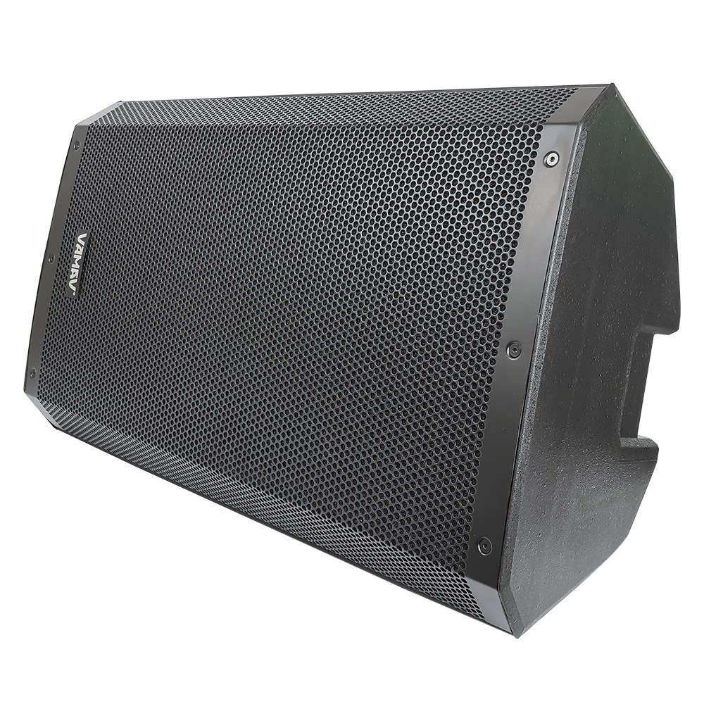 Bafle Amplificado de 15 Pulgadas con 150 Watts de Potencia Musical de Gran Calidad Entrada USB Lector SD MiniPlug y Plug RCA Master AVZ-02