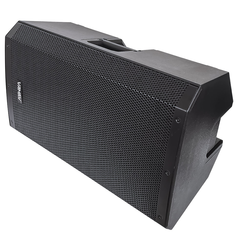 Bafle Amplificado de 15 Pulgadas con 150 Watts de Potencia Musical de Gran Calidad Entrada USB Lector SD MiniPlug y Plug RCA Master AVZ-02