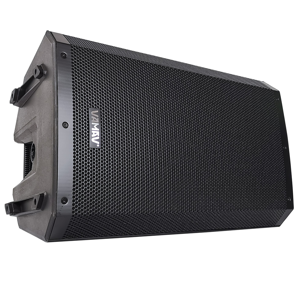 Bafle Amplificado de 15 Pulgadas con 150 Watts de Potencia Musical de Gran Calidad Entrada USB Lector SD MiniPlug y Plug RCA Master AVZ-02