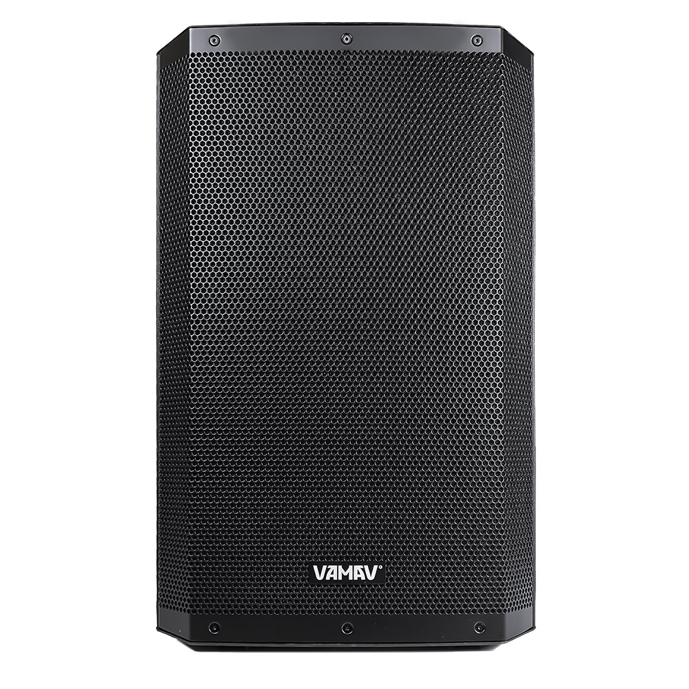 Bafle Amplificado de 15 Pulgadas con 150 Watts de Potencia Musical de Gran Calidad Entrada USB Lector SD MiniPlug y Plug RCA Master AVZ-02