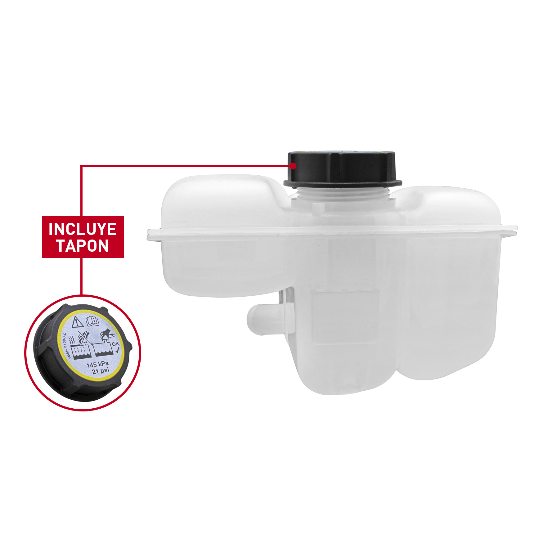 Deposito Anticongelante Ford Focus 2.0 2012-2018 Escape 1.6 2012-2018