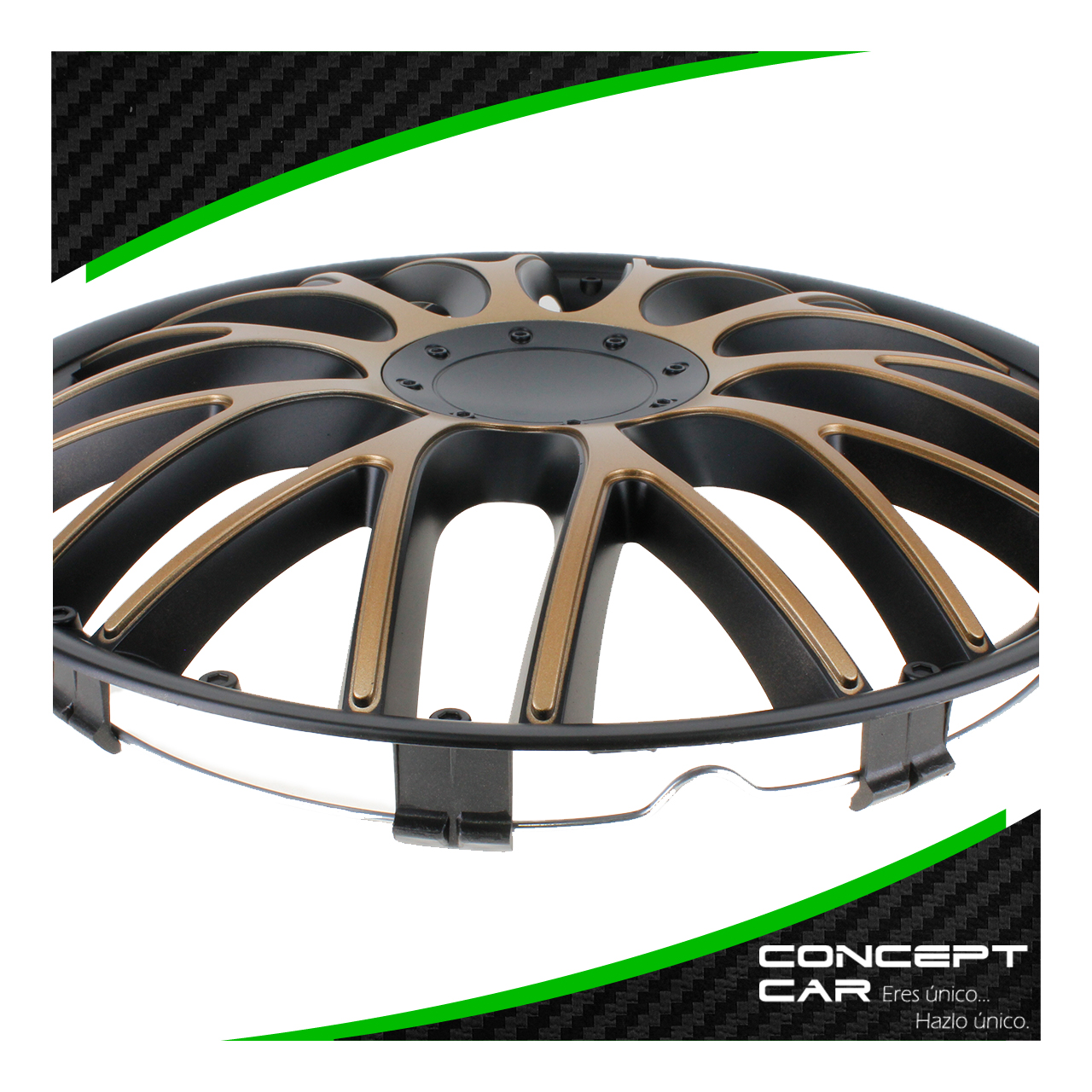 Juego 4 Tapones Rin Calidad Premium Orden Dorado Rin 15