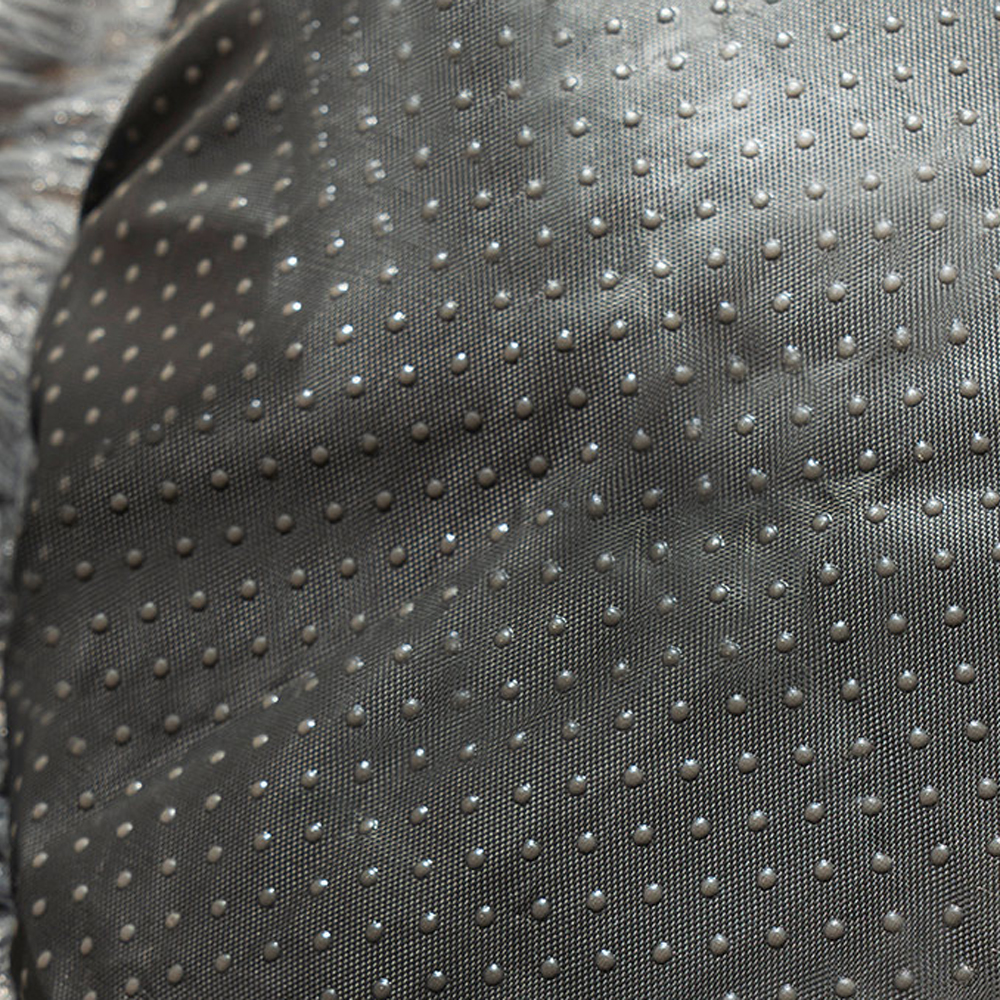 Camas Para Perros Grande De Felpa Diseño Peludo Color Gris