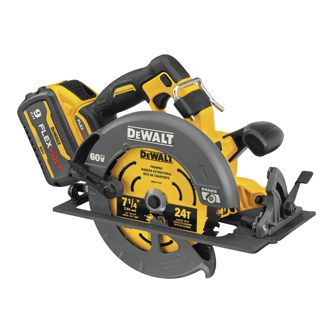 Dewalt Flexvolt 60v Max* Sierra Circular Con Kit De Freno, 7-1/4 Pulgadas (dcs578x1) Reacondicionado Grado A
