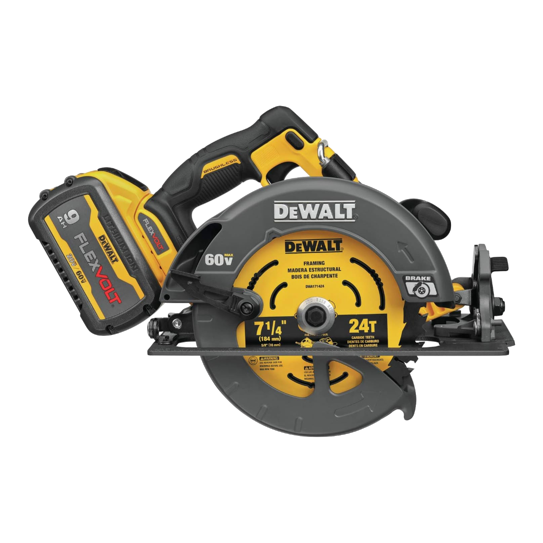 Dewalt Flexvolt 60v Max* Sierra Circular Con Kit De Freno, 7-1/4 Pulgadas (dcs578x1) Reacondicionado Grado A