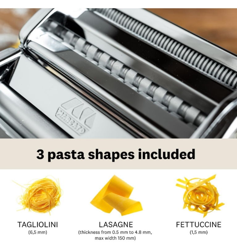 Máquina atlas para pasta diferentes pastas