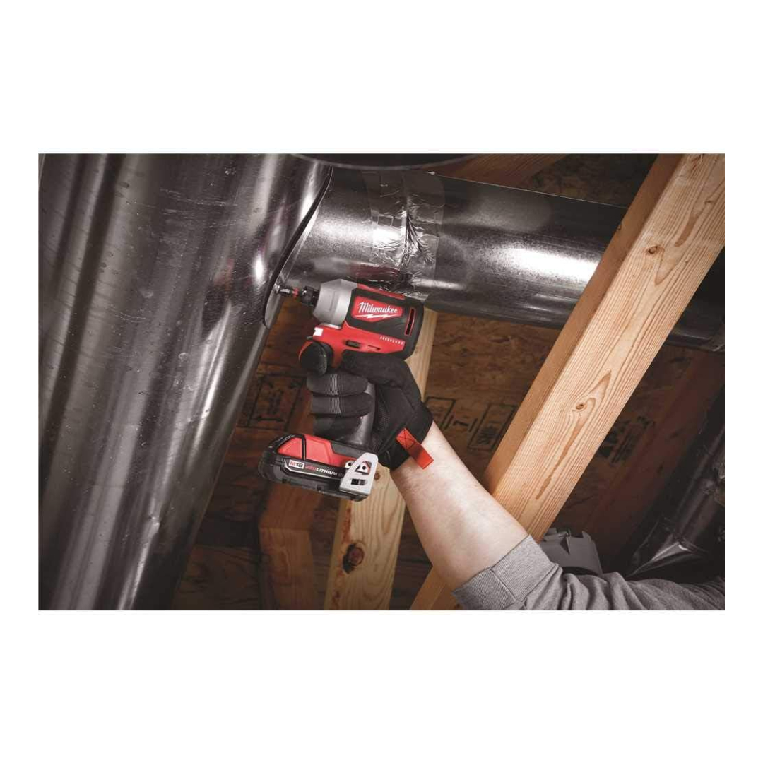 Milwaukee 2892-22CT M18 - Kit de 2 Herramientas Compacto sin Escobillas y Destornillador de Impacto