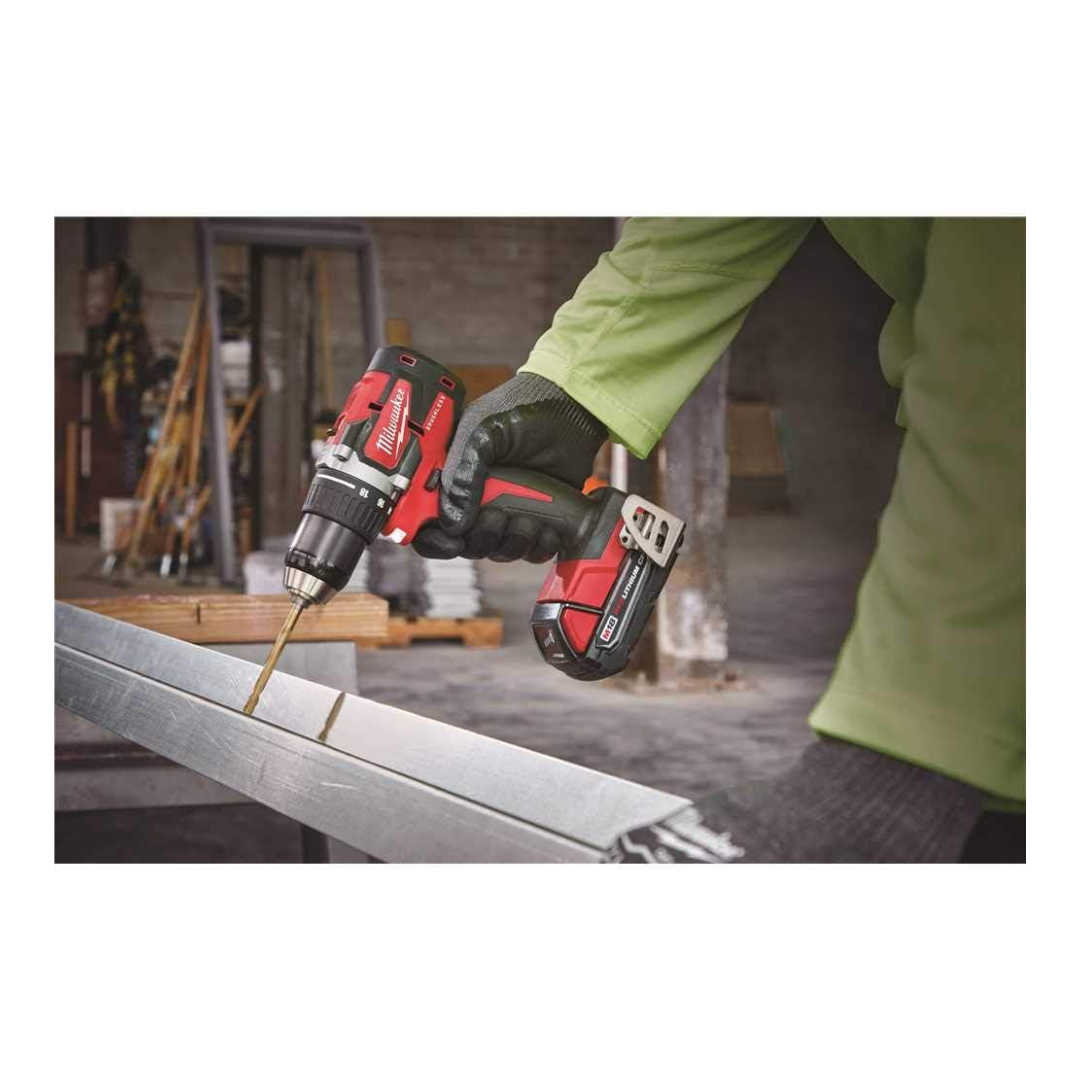 Milwaukee 2892-22CT M18 - Kit de 2 Herramientas Compacto sin Escobillas y Destornillador de Impacto