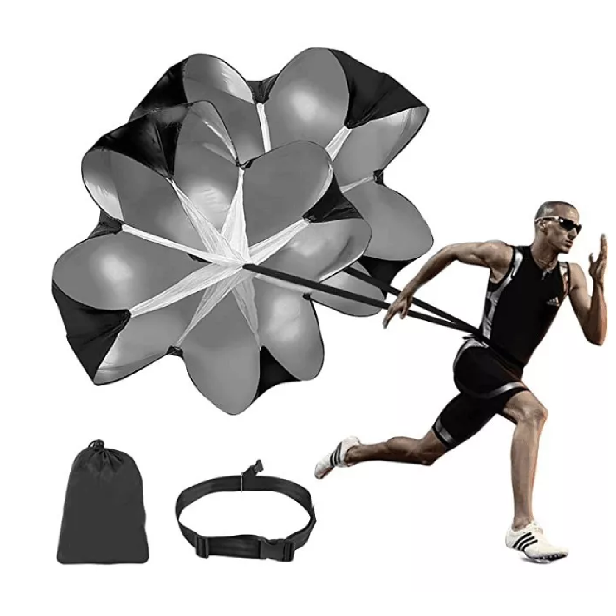 Paracaídas De Resistencia Entrenamiento Atletas Velocidad