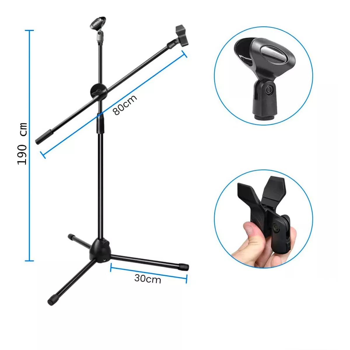 Pedestal Tripie Para Microfono