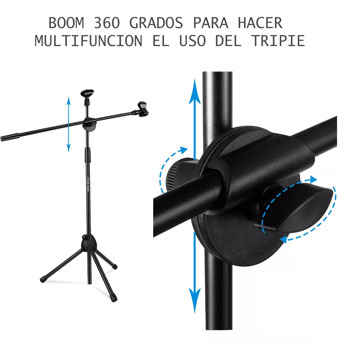 Pedestal Tripie Para Microfono