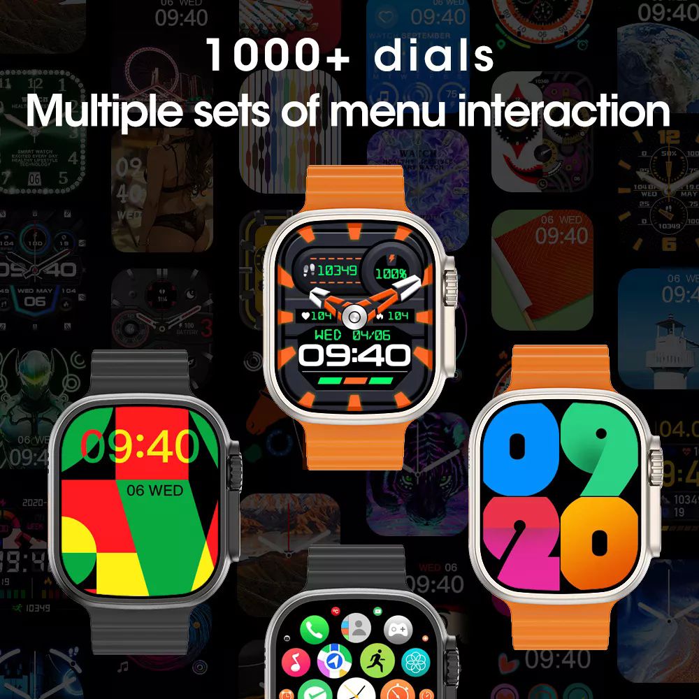 Smartwatch 8 Ultra Smart Watch Series NFC Calculadora De Frecuencia  Cardíaca Reloj Inteligente Digital Hombre