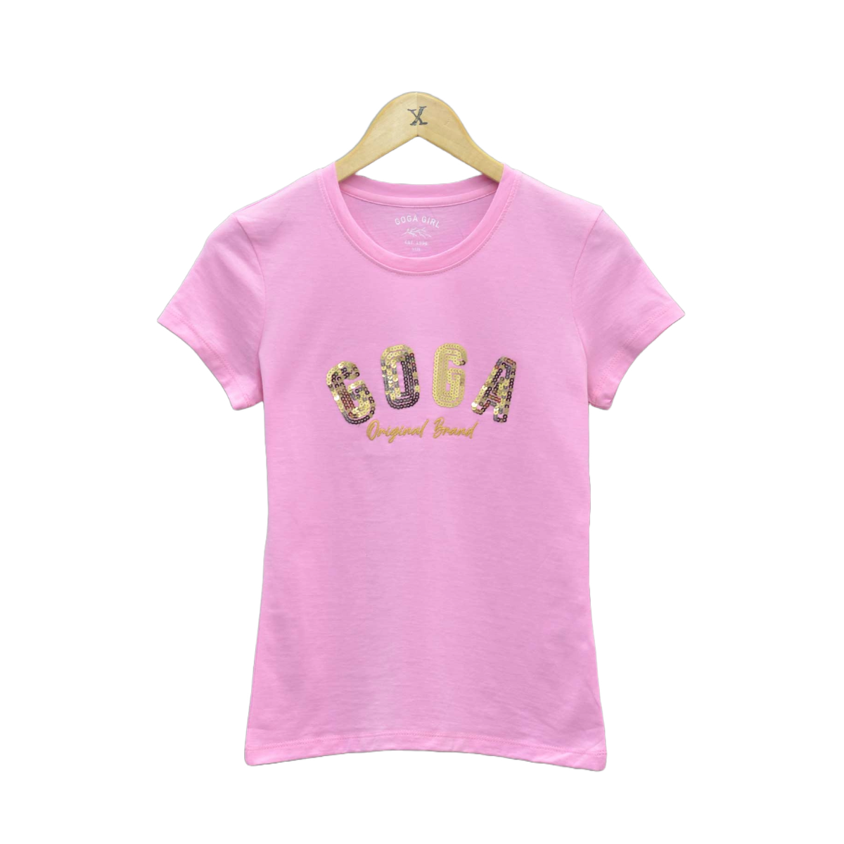 Playera para mujer con detalle de lentejuelas goga algodón