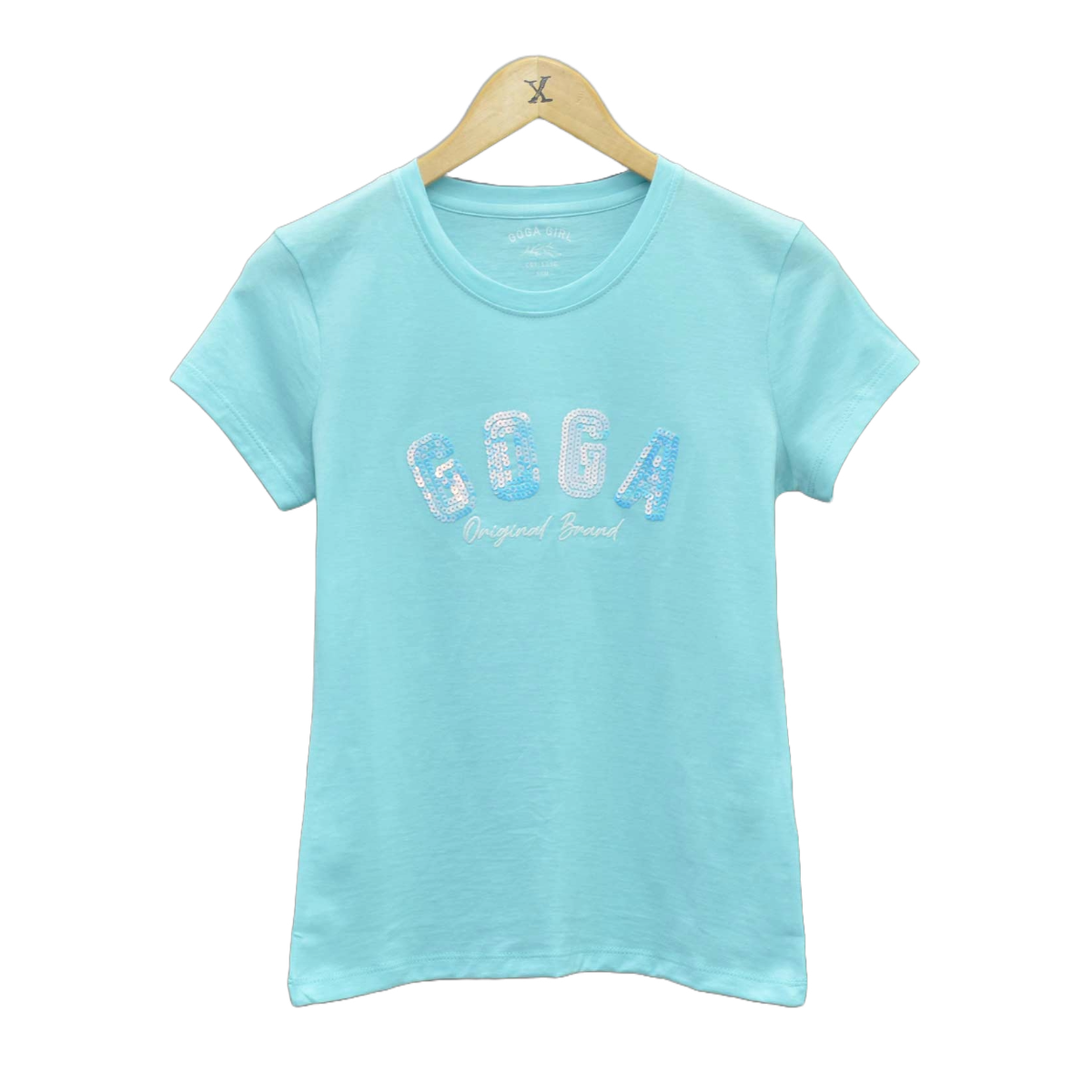 Playera para mujer con detalle de lentejuelas goga algodón