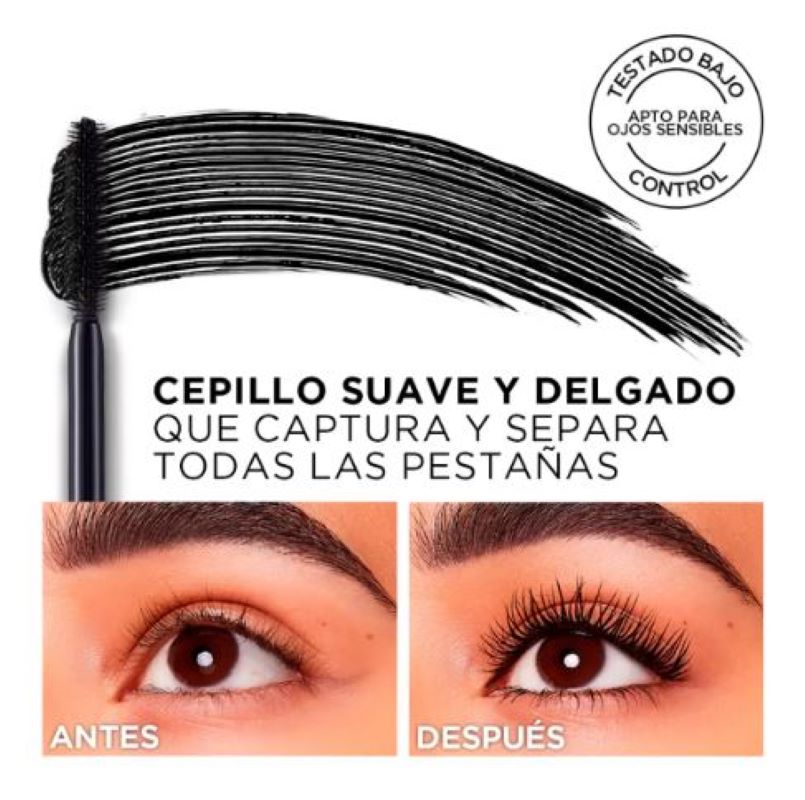 Mascara de Pestañas L'Oreal 680793 2 pzas Gel Fijador Cejas