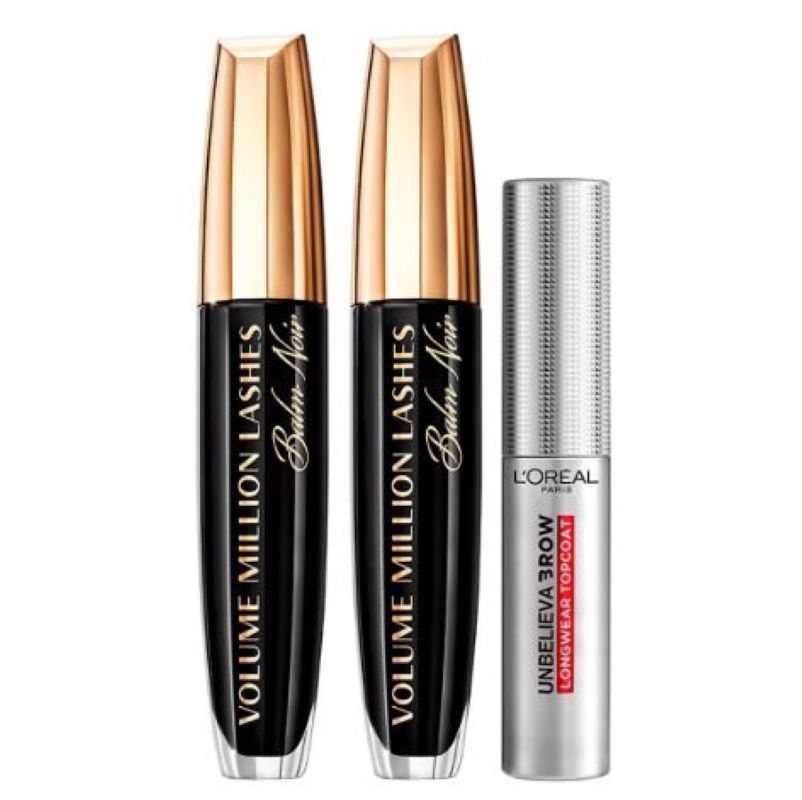 Mascara de Pestañas L'Oreal 680793 2 pzas Gel Fijador Cejas