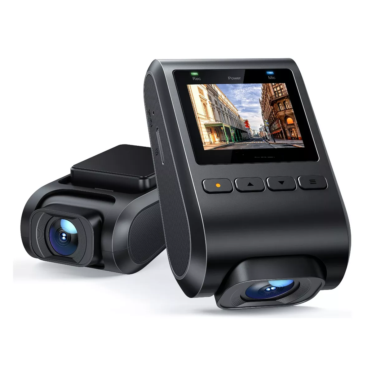 Mini Dash Cámara Frontal 1080p Con Diseño Oculto 2 Lcd Wdr