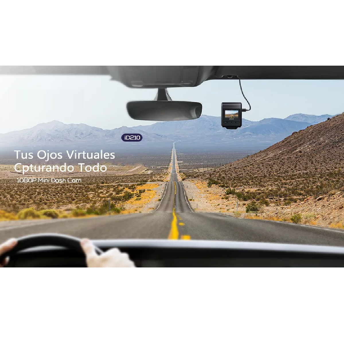 Mini Dash Cámara Frontal 1080p Con Diseño Oculto 2 Lcd Wdr