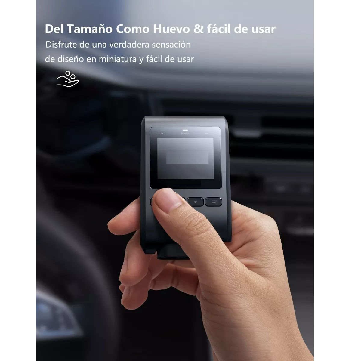 Mini Dash Cámara Frontal 1080p Con Diseño Oculto 2 Lcd Wdr