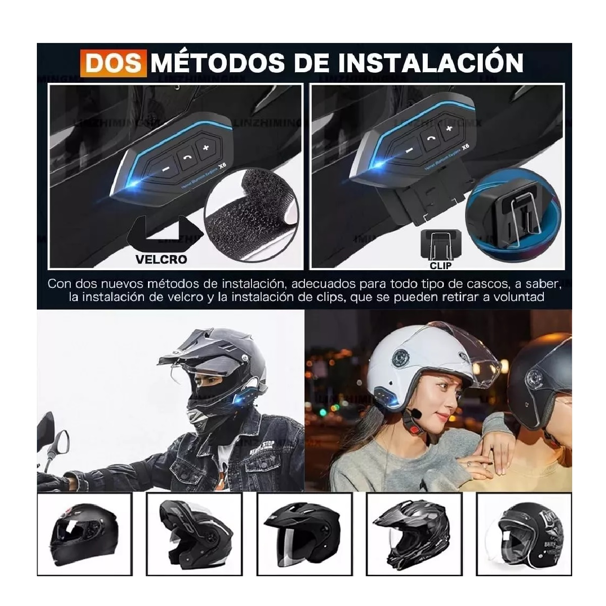 Bluetooth para cheap cascos de moto