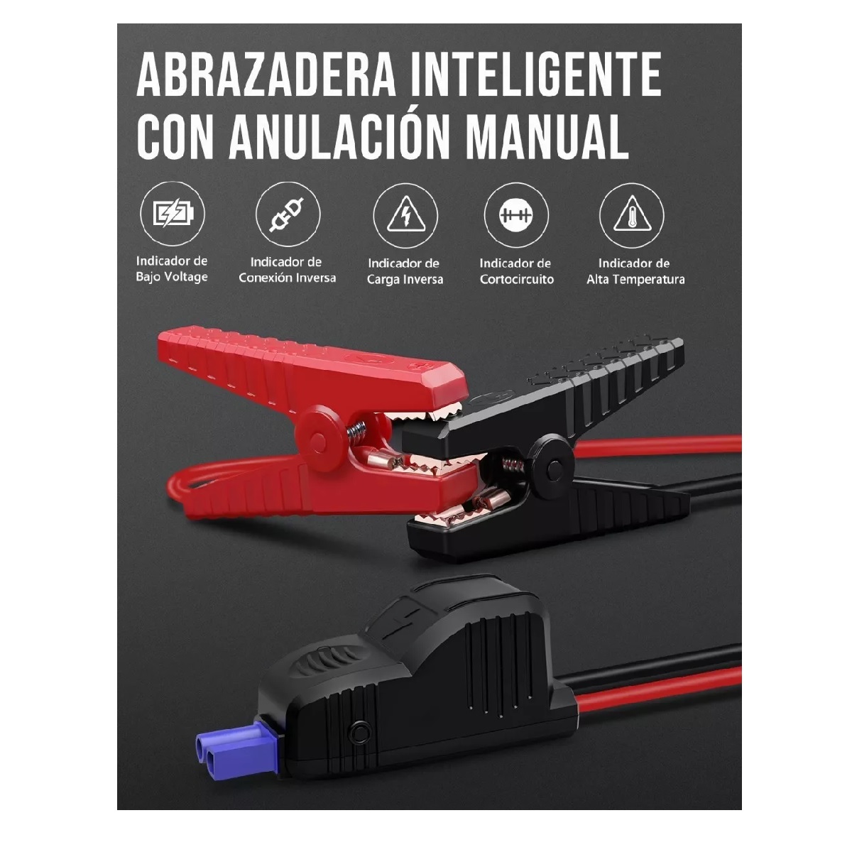 Arrancador De Batería De Auto Portátil Para 8 Cilindros