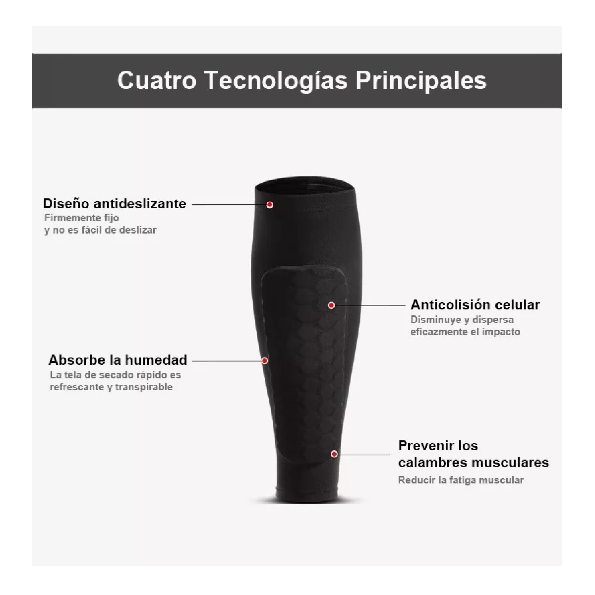 Espinilleras Deportivas Fútbol Panel De Abeja Unisex 1 Par L Negro