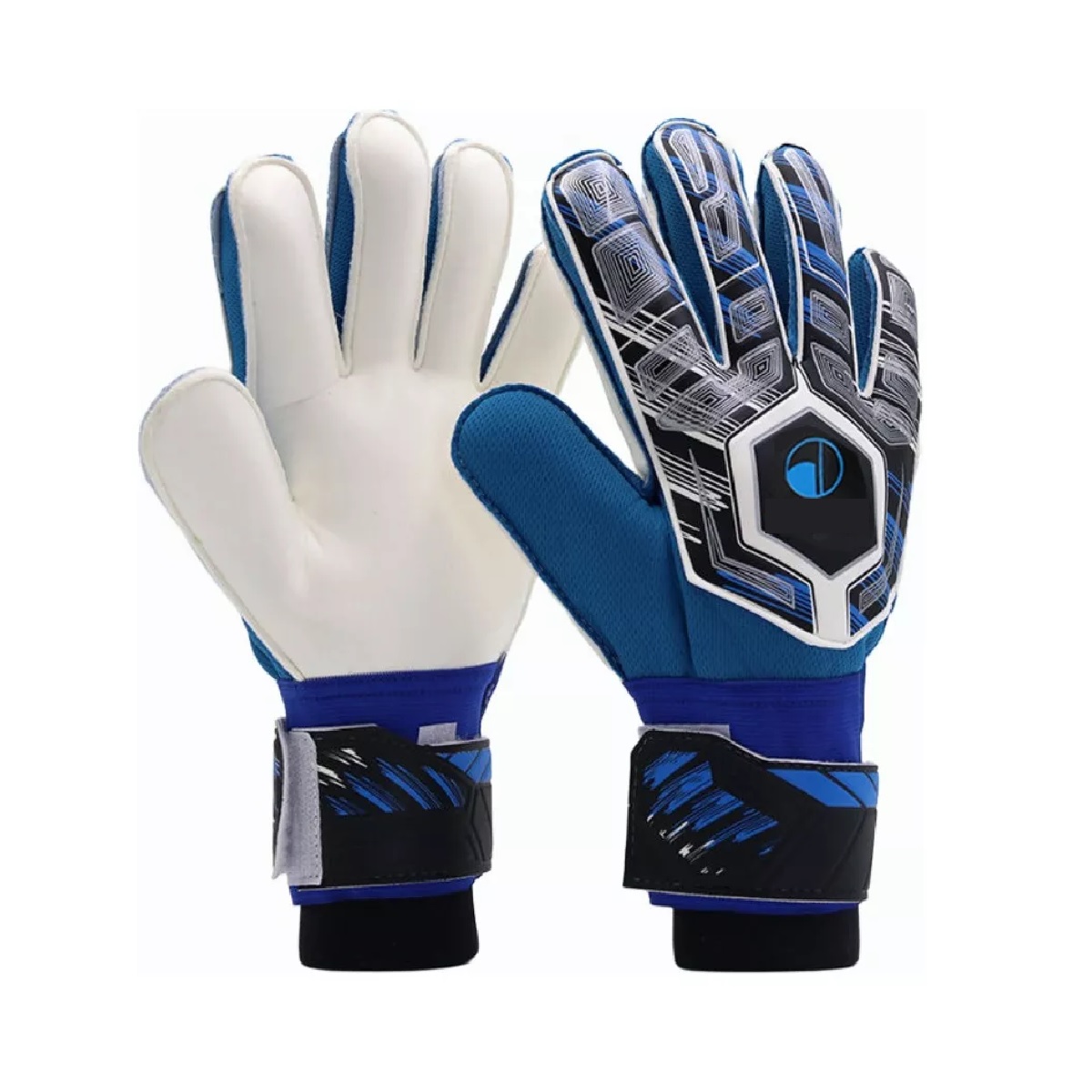 Guantes De Portero De Fútbol Para Niños Y Jóvenes Azul Talla 6