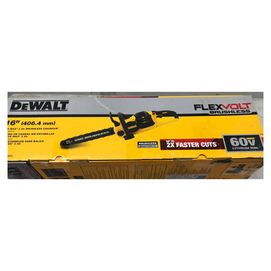 Dewalt Flex Volt - Kit De Herramienta Sierra De Cadena Sin Escobillas Dccs670t1 Reacondicionado Grado A