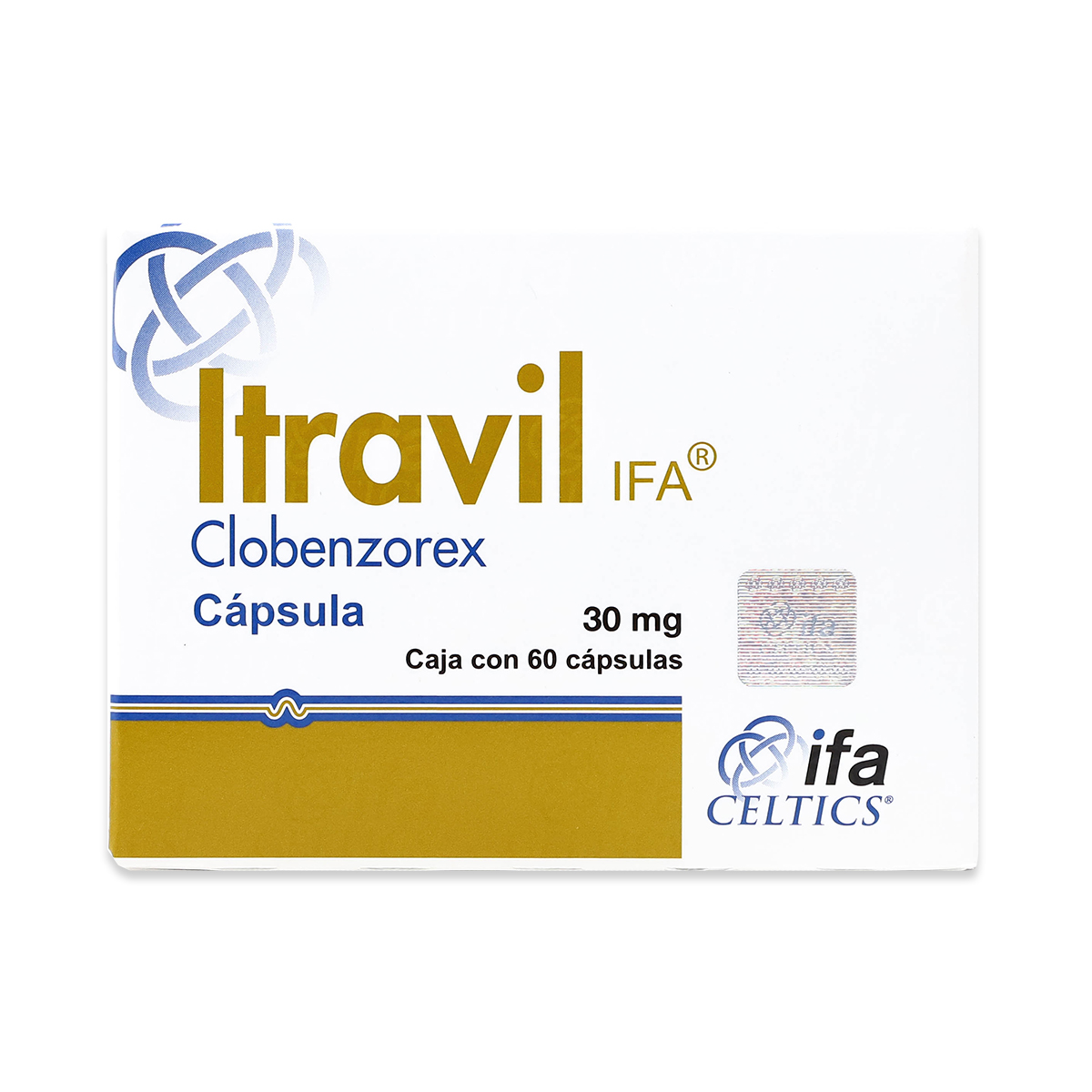 ITRAVIL IFA CLOBENZOREX 30 MG 60 CÁPSULAS IFA CELTICS