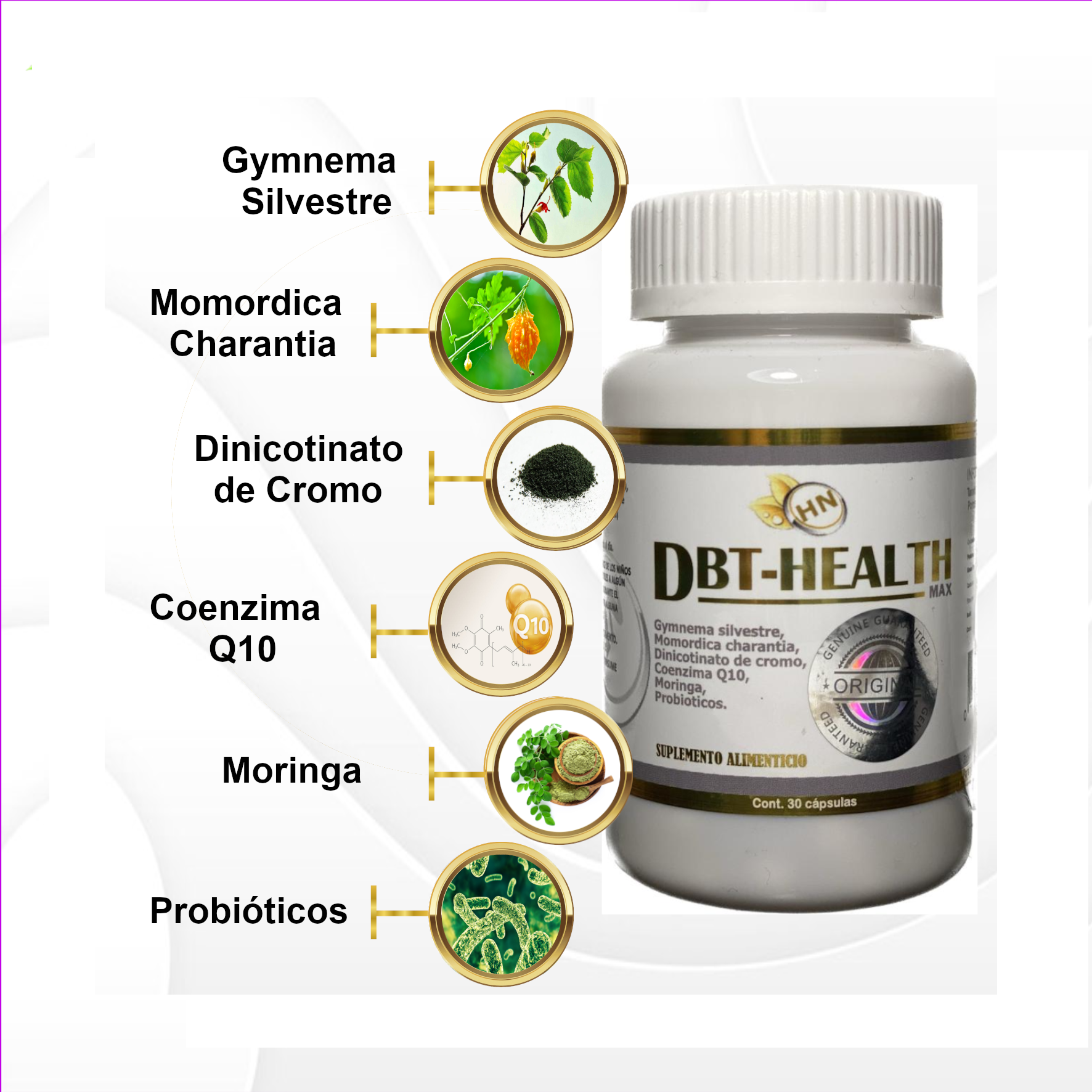 Suplemento Alimenticio DBT-HEALTH 2X1