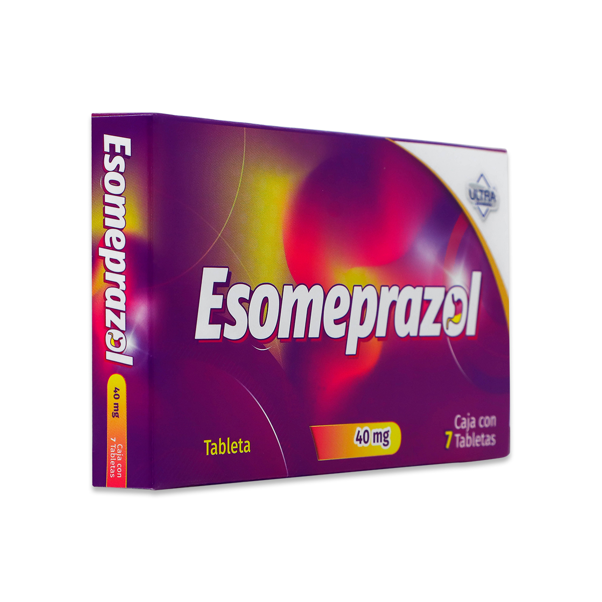 ESOMEPRAZOL, CAJA CON 7 TABLETAS 40 MG, ULTRA