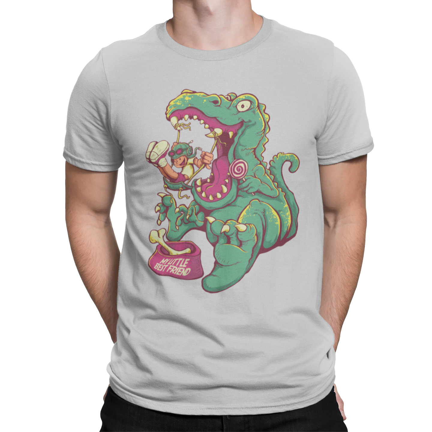 Playera Caballero y Dama Dinosaurio My little best friend Dinosaurios