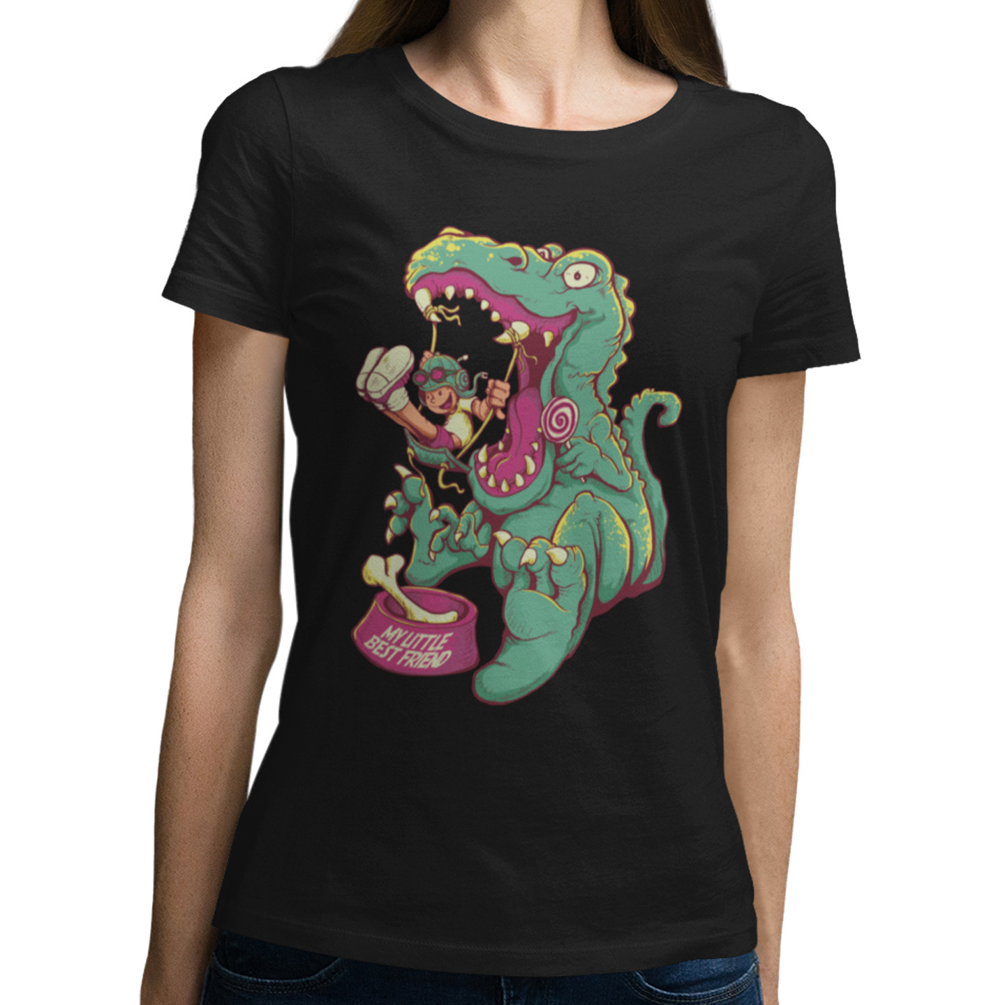 Playera de dinosaurios online para mujer