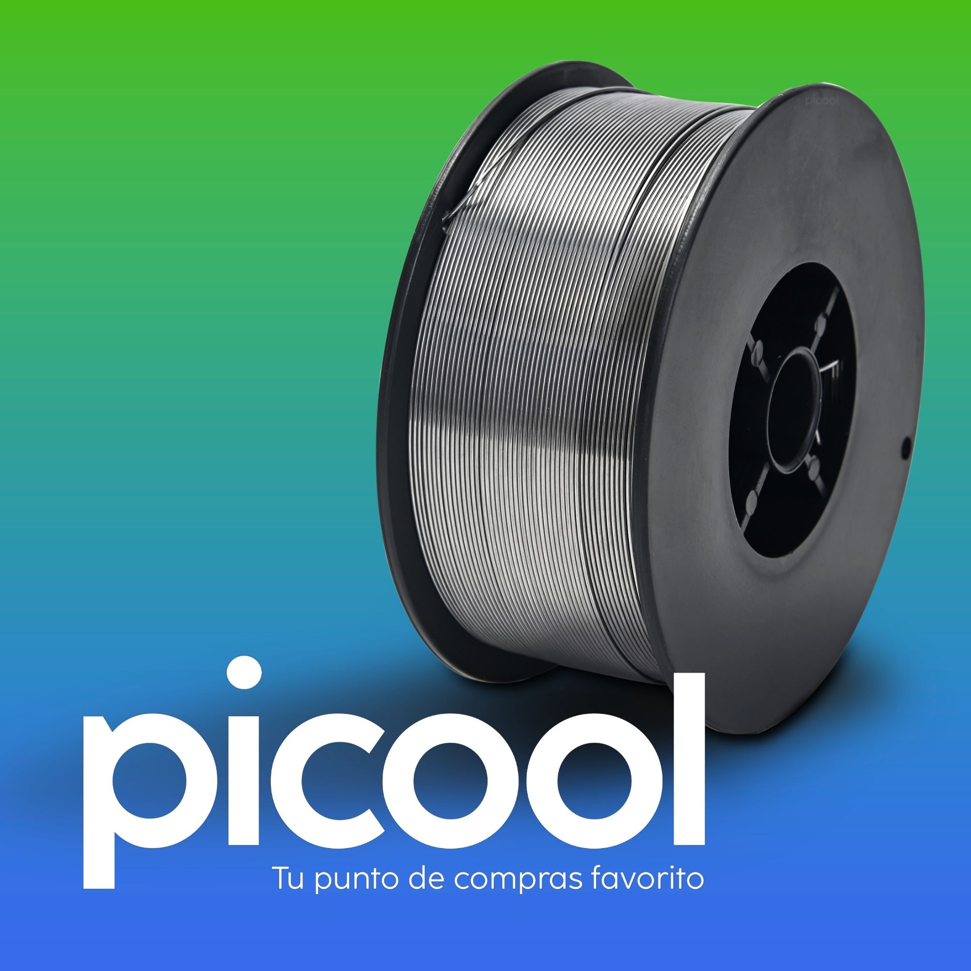 Rollo De Microalambre Picool Flux Core De Soldadura De 1 Kg .8 Mm Sin Gas