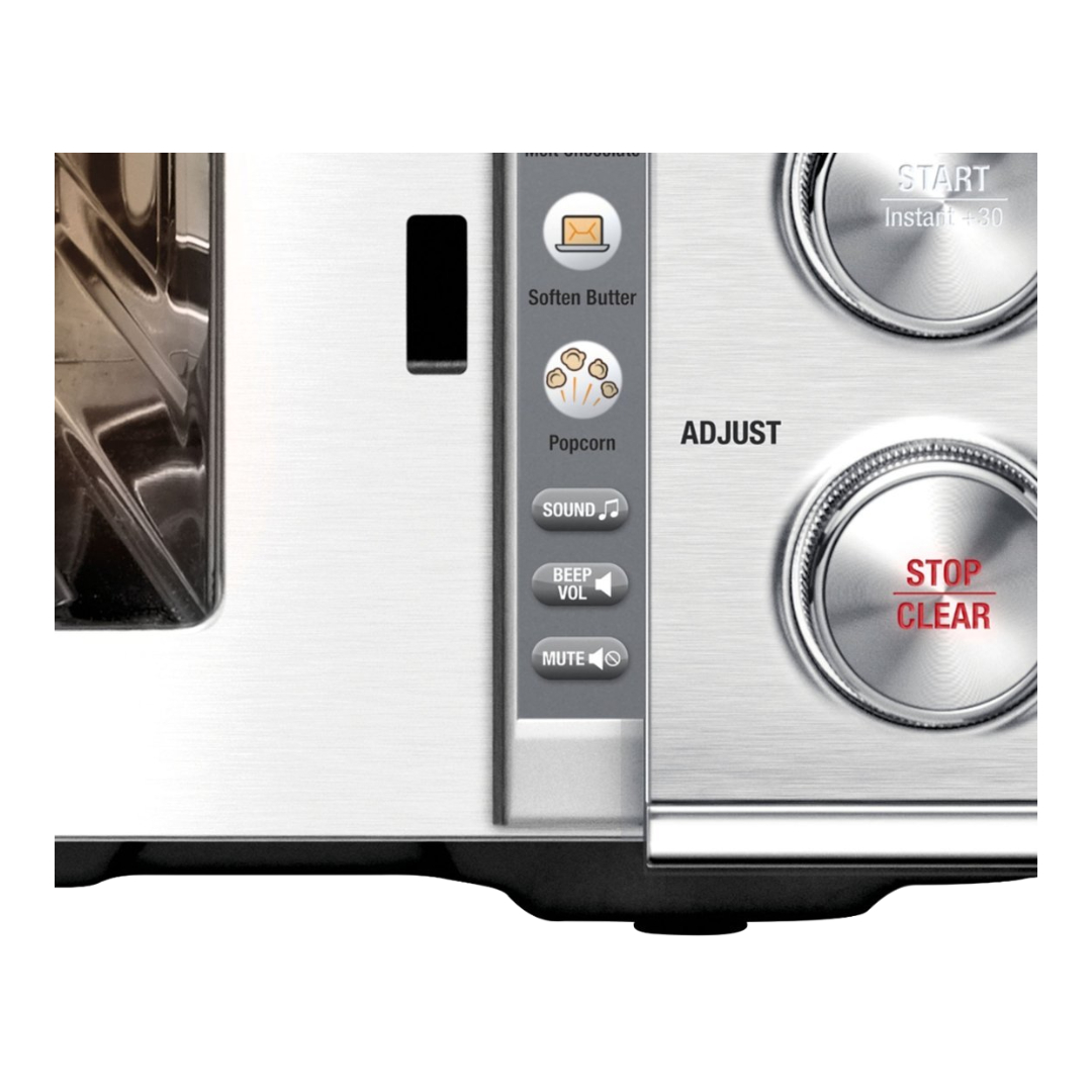 Breville Combi Wave BMO870BSS1BUC1 - Microondas, freidora de aire y horno tostador 3 en 1, acero inoxidable cepillado.