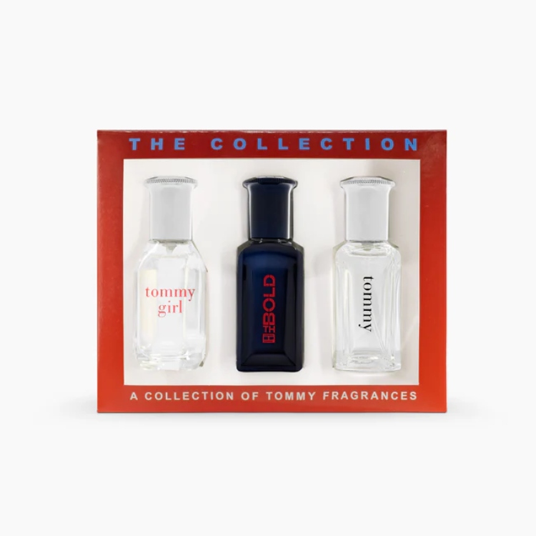 Mini Set 3 Piezas Tommy Hilfiger Unisex EDT 15ML (Tommy Girl, TH Bold, Cologne)