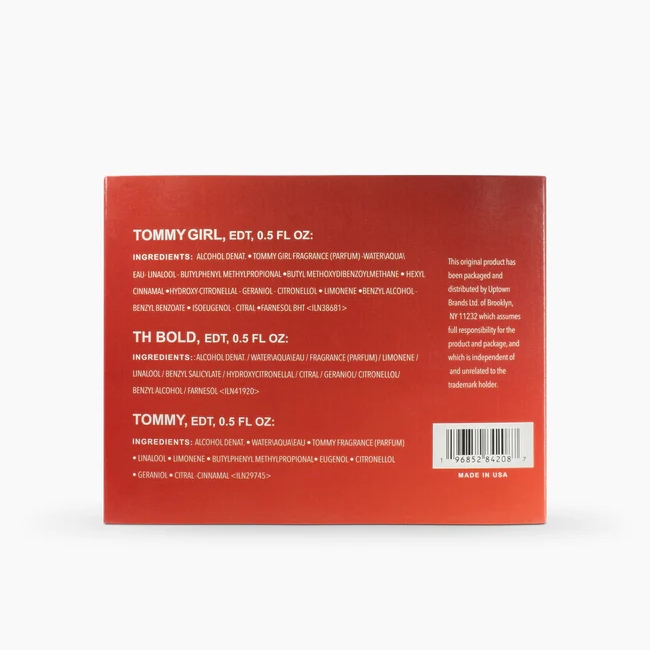Mini Set 3 Piezas Tommy Hilfiger Unisex EDT 15ML (Tommy Girl, TH Bold, Cologne)