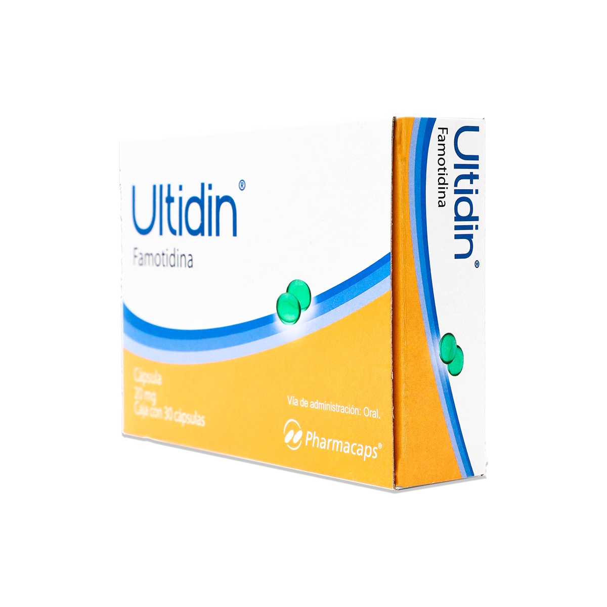 ULTIDIN FAMOTIDINA, CAJA CON 30 CAPSULAS, PHARMACAPS