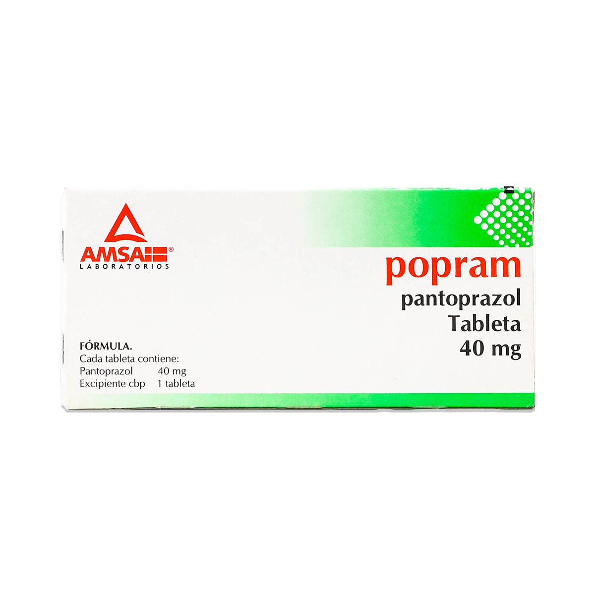 POPRAM PANTOPRAZOL, CAJA CON 14 TABLETAS, AMSA